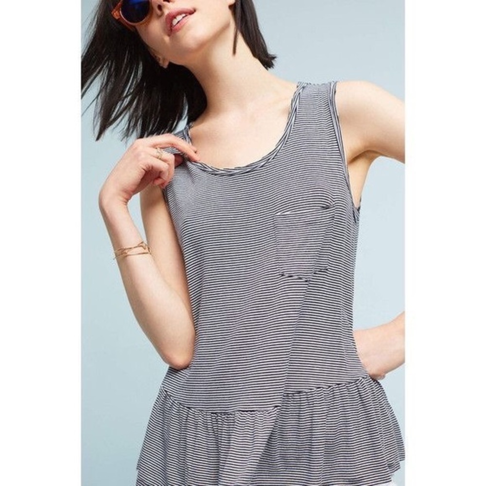Striped anthropologie tank